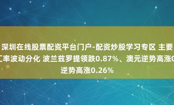 深圳在线股票配资平台门户-配资炒股学习专区 主要货币汇率波动分化 波兰兹罗提领跌0.87%、澳元逆势高涨0.26%
