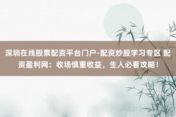 深圳在线股票配资平台门户-配资炒股学习专区 配资盈利网：收场慎重收益，生人必看攻略！