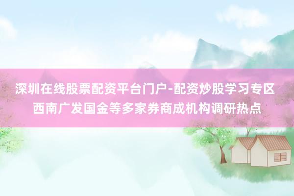 深圳在线股票配资平台门户-配资炒股学习专区 西南广发国金等多家券商成机构调研热点